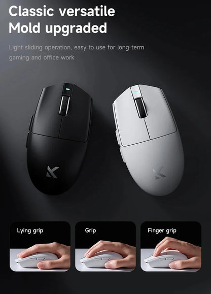 MCHOSE G3 V2 Pro Wireless Gaming Mouse, PAW3395 Three-Mode Bluetooth Gaming Mouse, Lightweight 59g Wireless Gaming Mouse for Esports, Office & PC