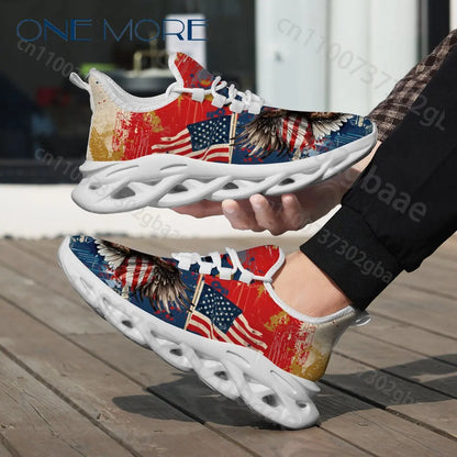 Amerikanische 250er-Serie zum Unabhängigkeitstag – Freizeit-Schuhe für Jungen und Mädchen – Personalisiert – Exklusives Design mit amerikanischer Flagge – Coole Sportschuhe für Kinder – Auf Lager