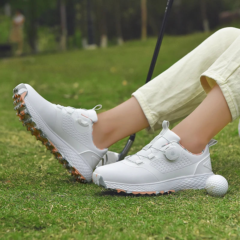 Hot Sale Waterproof Golf Shoes Unisex Outdoor Non-Slip Golf Sneakers Men Luxury Comfortable Golfer Footwear Women Walking Shoes