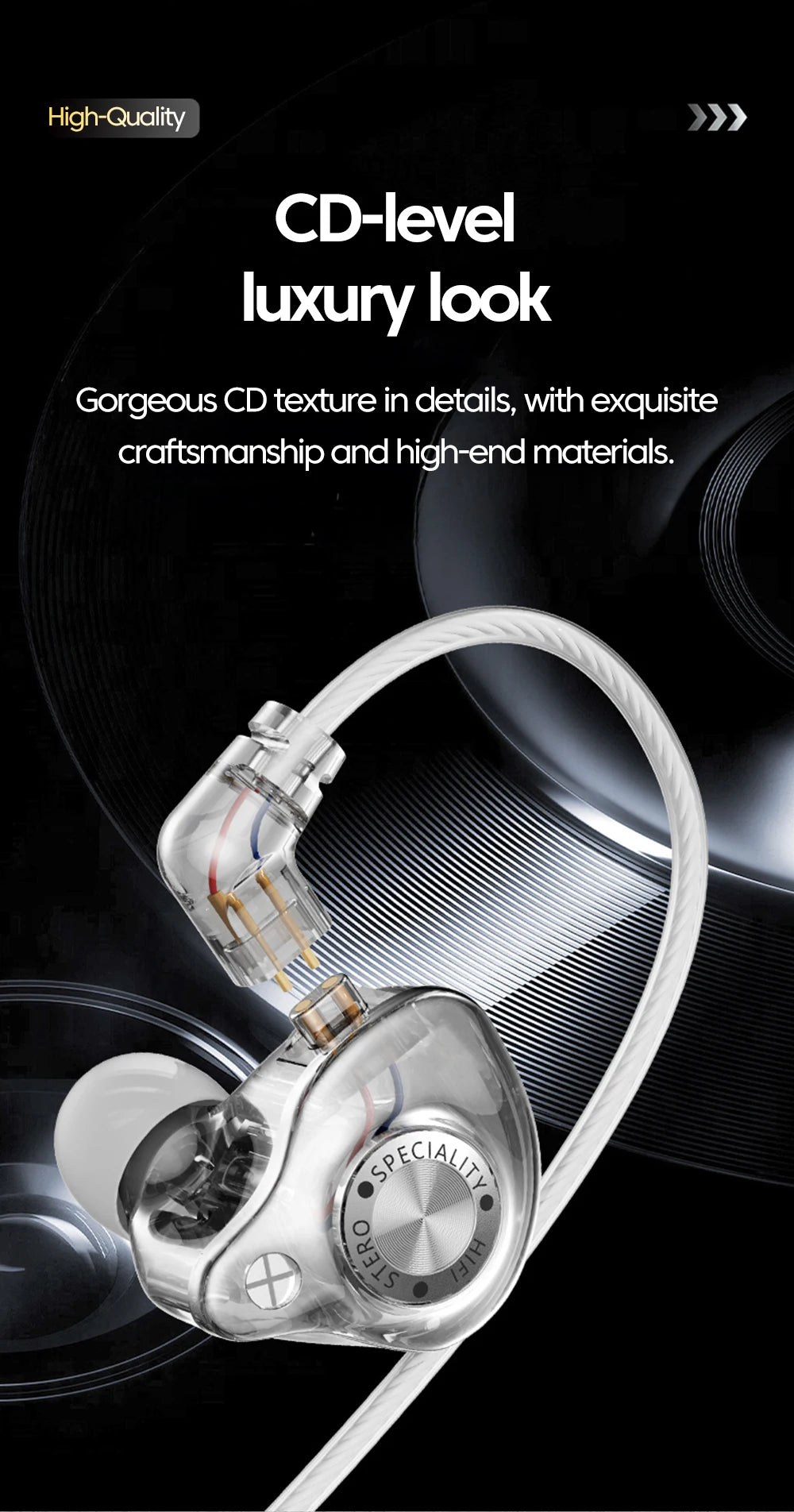 Original 15D Super Bass In-Ear Headphones with Mic – Type-C & 3.5mm AUX Wired Gaming Earphones, Noise Cancelling HiFi Deep Bass Headset for iPhone & Android