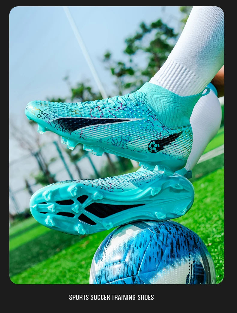 Męskie buty piłkarskie, dziecięce buty piłkarskie, damskie profesjonalne buty piłkarskie, antypoślizgowe buty TF/FG, sportowe buty piłkarskie do użytku na świeżym powietrzu
