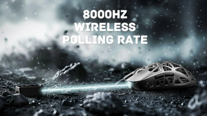 ATTACK SHARK R2 Gaming Mouse Magnesium Alloy, PAW3950 Sensor, Tri-Mode Wireless, 42000 DPI, 8000Hz, 45g Ultralight Gaming Mouse