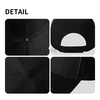DBZ Kanji Print Cappellino da baseball da uomo Cappello da sole regolabile Cappellino da camionista di lusso Cappellino a sandwich da donna Cappellini casual con chiusura a scatto Cappellini a secchiello Cappellini da golf