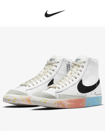 Nike Authentic Seasonal Unisex Blazer Mid High-Top Casual Sneakers DJ4278-101
