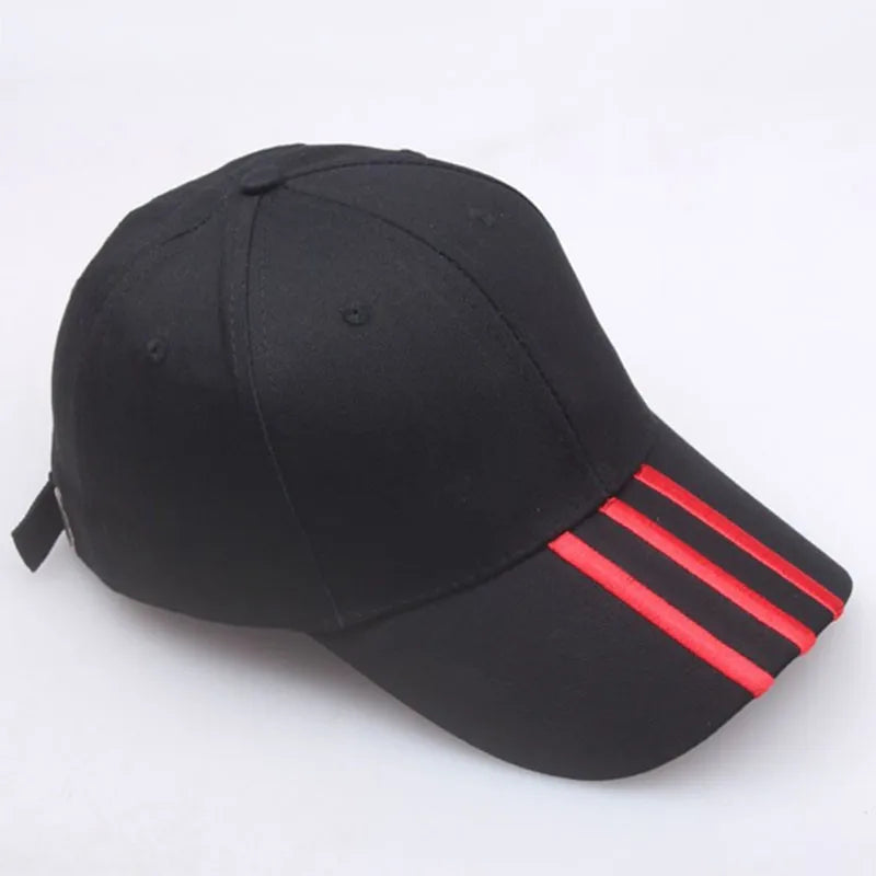 Mens Baseball Caps For Men Casual Cotton  Embroidered Striped Snap Back Hip Hop Cap Women Outdoor Sports Casquette Homme Gorras