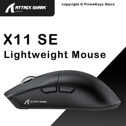 ATTACK SHARK X11 Wireless Gaming Mouse, 22K DPI PAW3311 Tri-Mode Gaming Mouse, Bluetooth 2.4G Wired RGB Lightweight Gaming Mouse