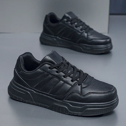 Plus Big Size 50 51 52: zapatillas de cuero para hombre, zapatillas deportivas informales, zapatillas planas de skate para dropshipping