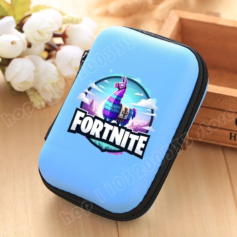 Nova Bolsa de Arrumação Fortnite Multifuncional para Cabos de Dados, Carregadores e Auriculares, Bolsa Protetora de Viagem, Presente de Aniversário para Crianças