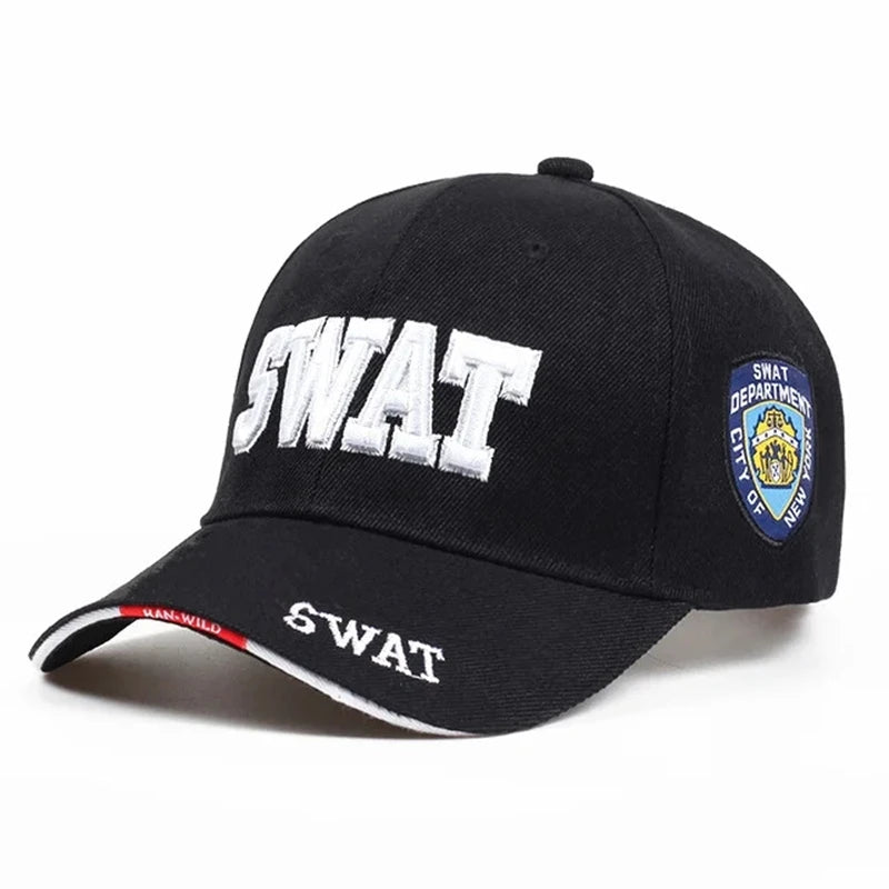 Sports SWAT Fashion Letters Baseball Caps for Men's Women Female Male Sport Visors Snapback Caps Sun Hat Male Gorras