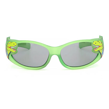 KLASSNUM summer new fashion cute Dinosaur children sunglasses 2026 girls boys birthday party decoration glasse uv400 oculos