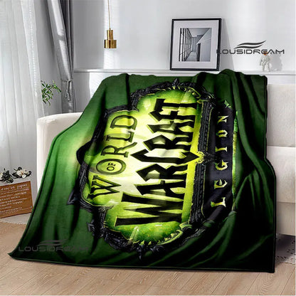 Game World of Warcraft Printed Blanket Picnic blanket Warm Flannel blankets Home bed linings blankets for beds Birthday Gift