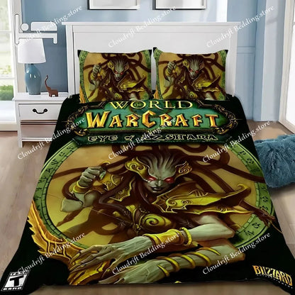 Duvet Cover 3D World of Warcraft Exquisite WOW Game Digital Printing Bedding Set Comforter Bed Home Decor Girls Boys Gift