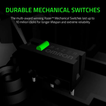 Original Razer Wired Gaming Mouse 6400 DPI Optical Gaming Mouse USB Ergonomic Gaming Mouse for PC, Laptop & Esports