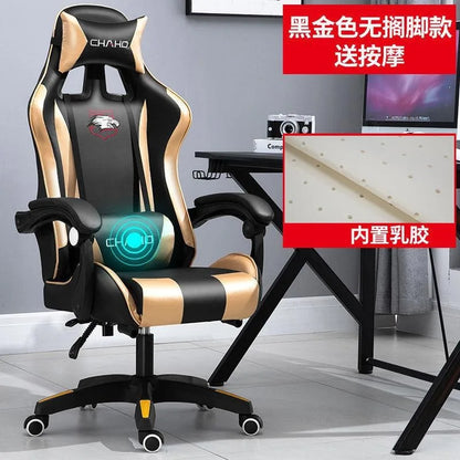 Joylive WCG Ergonomic Gaming Chair Leather Computer Chair Reclining Racing Office Chair with Adjustable Armrests for Gaming Room