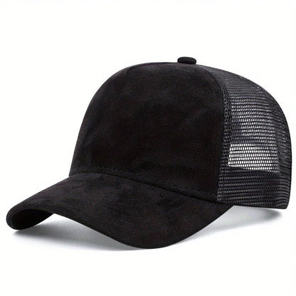 Unisex Mesh Baseball Cap for Men Outdoor Ports Adjustable Trucker Caps Fashion Curved Dad Cap Men Women Casual Breathable Sunhat