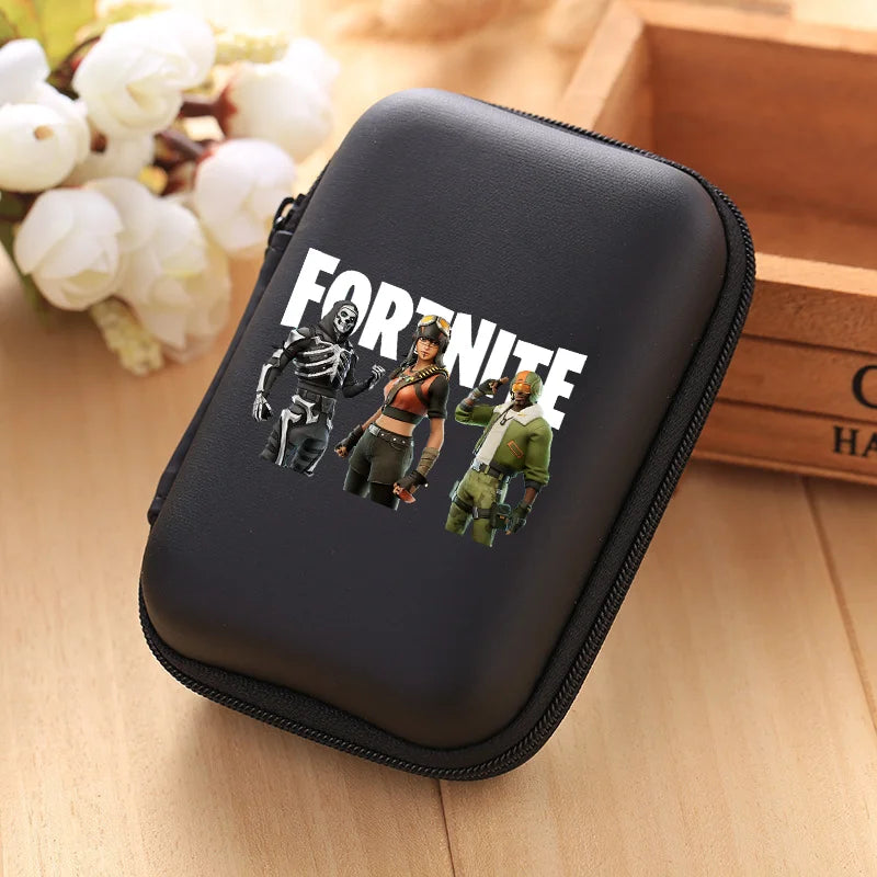 Nova Bolsa de Arrumação Fortnite Multifuncional para Cabos de Dados, Carregadores e Auriculares, Bolsa Protetora de Viagem, Presente de Aniversário para Crianças