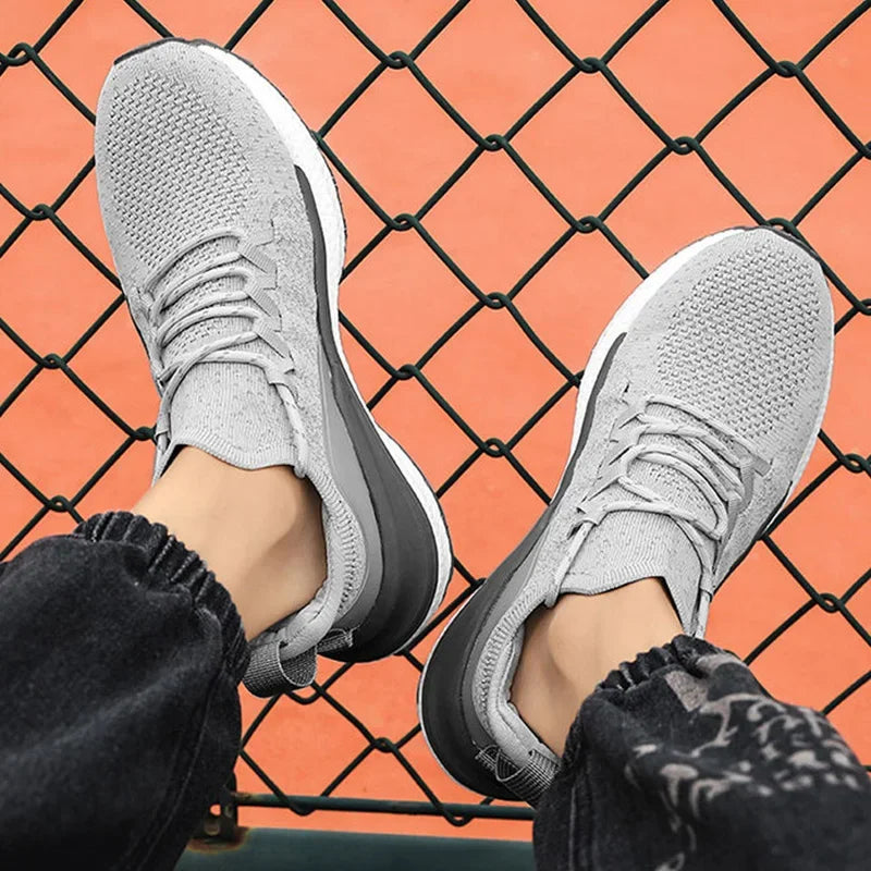 NEW Mijia Sport Shoes 4 Lightweight Ventilate Elastic Knitting Leisure Shoes Breathable Non Slip Sneaker Running Trainer Sneaker