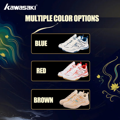 Retro Design Badminton Shoes Kawasaki Original Anti-Torsion Carbon Sheet Professional Sports Table Tennis Shoes C32016