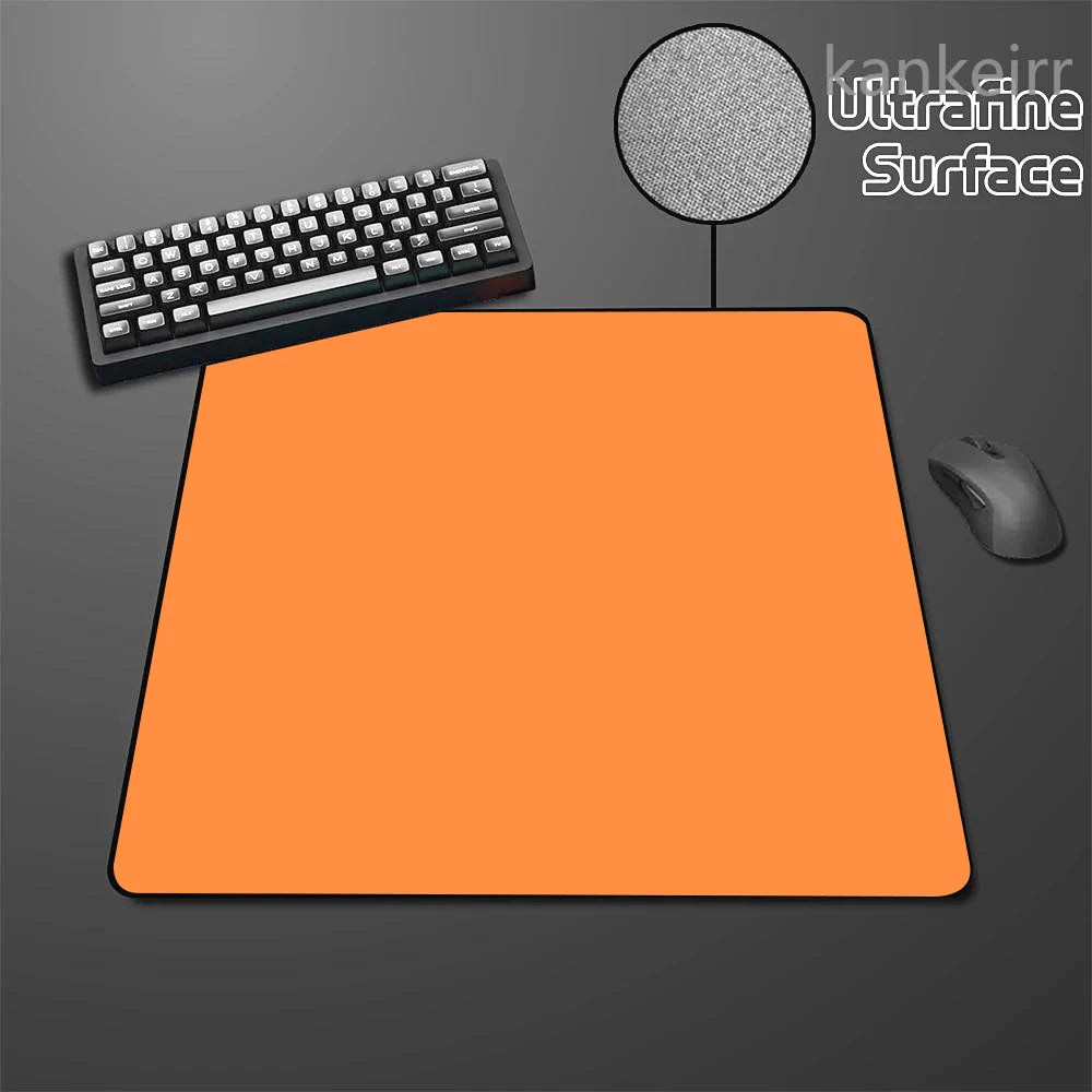 Svart Speed-musmatta i enfärgad design med hög elasticitet, halkfri undersida, premium gamingmusmatta för e-sport med ultrafin yta, deskmat