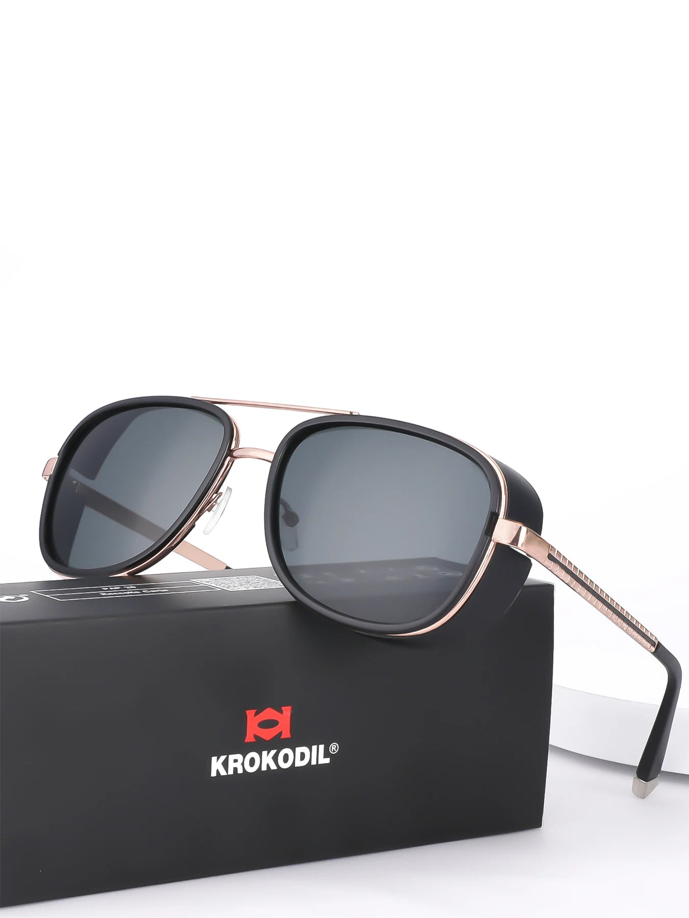 Tony Stark Sunglasses Man Woman Steampunk Sun Glasses Male Vintage Gradient Red Sunglass UV400