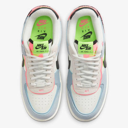 Nike Originals Herren Air Force 1 Shadow AF1 Pink-Blau Macaron Freizeitschuhe CU8591-101
