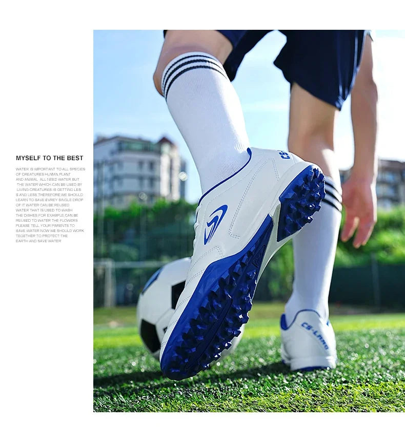 Męskie buty piłkarskie, młodzieżowe buty do futbolu, oddychające, wygodne, sportowe buty treningowe, buty z kolcami, oryginalne buty piłkarskie dla dzieci