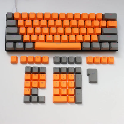 106 Keys Grey Red Keycaps PBT Specials Keycap Backlit Two-Color Key Caps For MX Switch 61/87104 Mechanical Keyboard