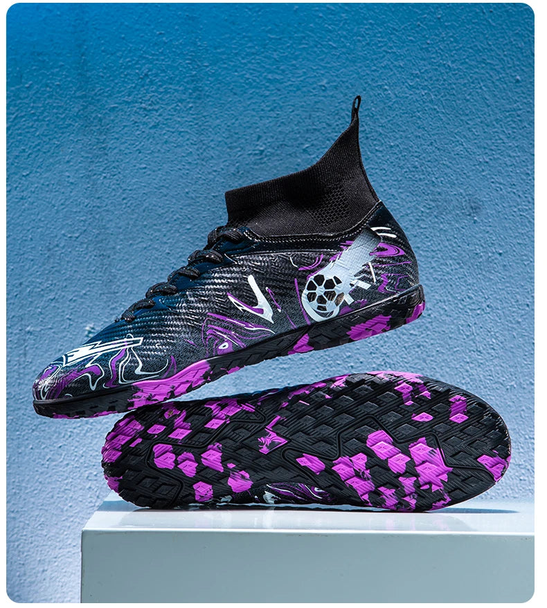 New Men Professional Soccer Shoes Non-slip Football Boots Unisex Breathable Futsal Sports New Cleats Drop Shipping Ultralight