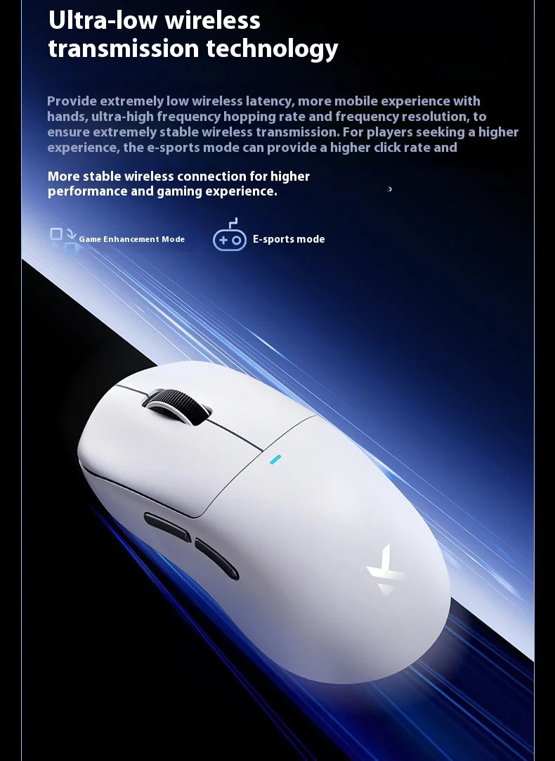 MCHOSE M7 Ultra Εργονομικό Gaming Mouse PAW3950 Super Sensor TOPSPEED Ρυθμός αναφοράς 8000Hz Ελαφρύς σχεδιασμός Realtek Master Mice