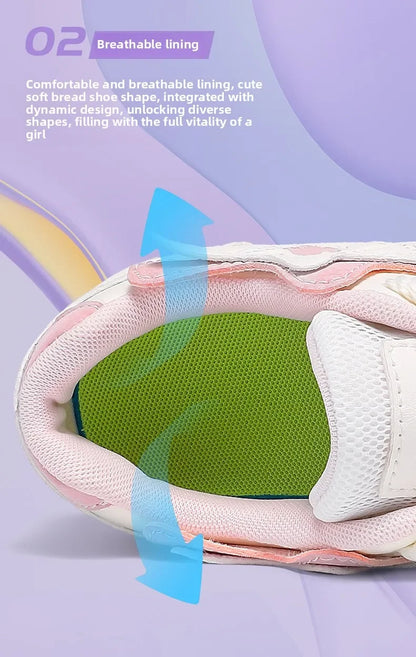 Chaussures de roller pour enfants - Roues rechargeables, couleurs tendance, finition brillante, pour les anniversaires, pour garçons et filles, chaussures décontractées deux-en-un