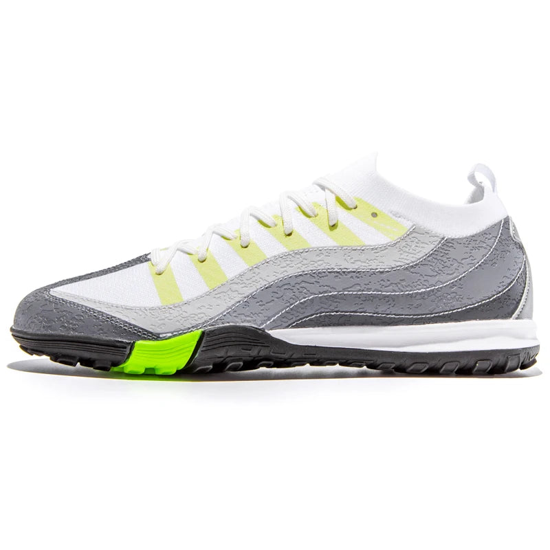 Chaussures de Football de sport pour hommes Fg/Ag, ongles longs, prairie artificielle pour adultes, chaussures spécifiques à l'entraînement durables, chaussures hautes antidérapantes