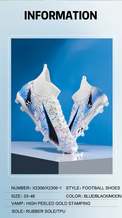 Męskie buty piłkarskie, dziecięce buty piłkarskie, damskie profesjonalne buty piłkarskie, antypoślizgowe buty TF/FG, sportowe buty piłkarskie do użytku na świeżym powietrzu