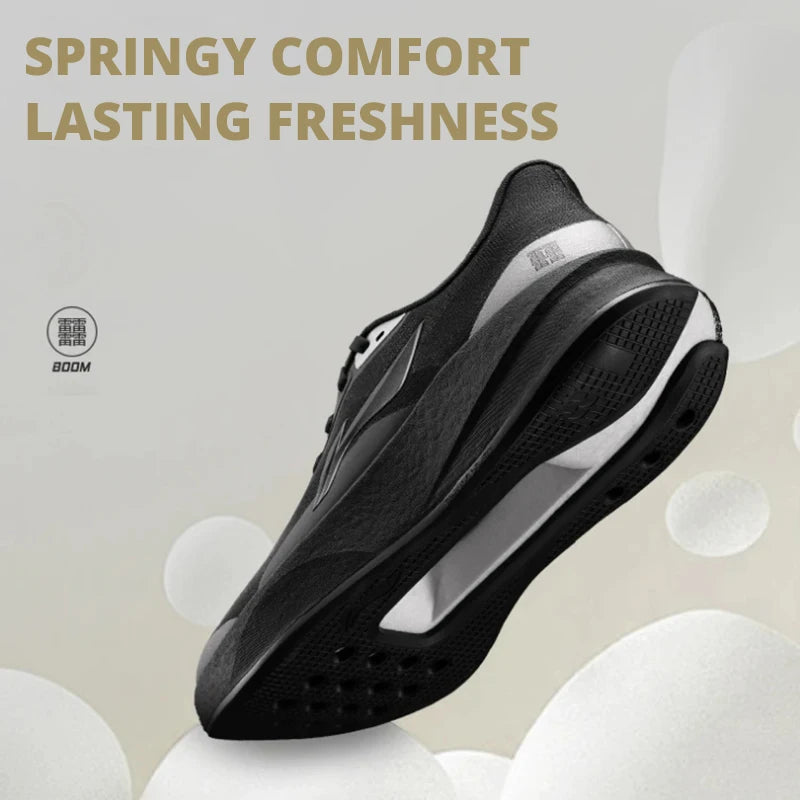 Chaussures de course Li-Ning CHAOYING pour homme, amortissantes, légères et souples, technologie TEMPO BOUNSE, confortables, modèle ARBW007