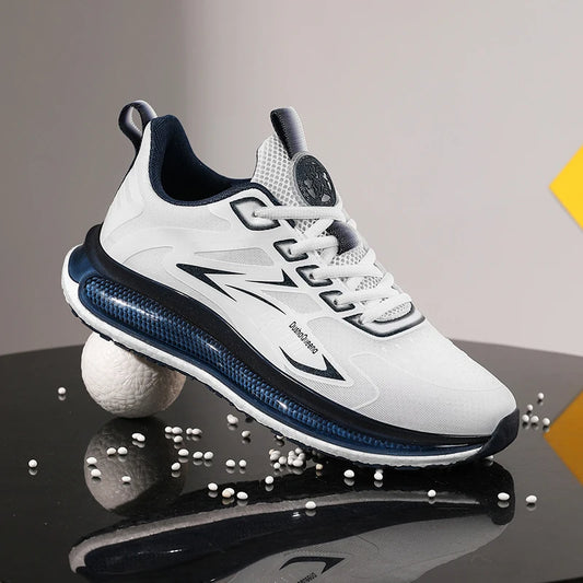 Baskets d'extérieur pour hommes, chaussures de course respirantes et antidérapantes à coussin d'air, de Jogging, de Sport, légères, décontractées