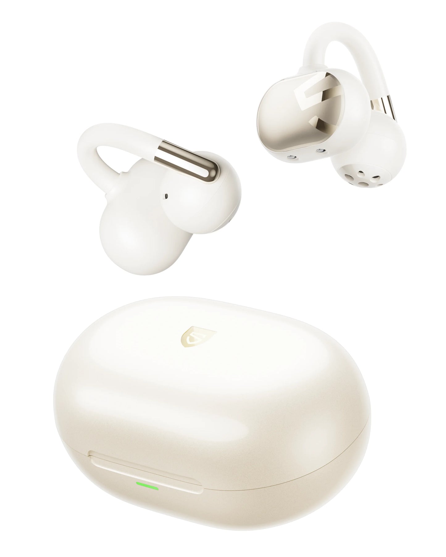SoundPEATS Clip1 Open Ear Wireless headphones Dolby Audio Bluetooth 5.4 Earphone Clip On Sports Earbuds with Hi-Res LDAC, IPX5