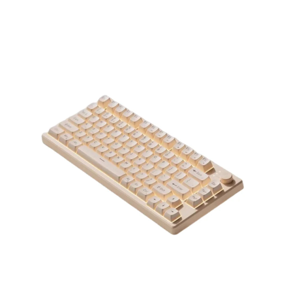 Wired Connection Gaming Mechanical Keyboard Compact Layout 75 Layout Mechanical Feel Keyboard Ultra-Quiet