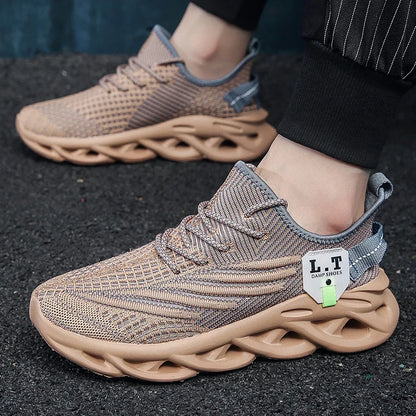 YRZL muške sportske crne tenisice za trčanje i jogging, ležerne outdoor tenisice od prozračne mrežice, ženske lagane crne tenisice za tenis s amortizacijom κρα κρα