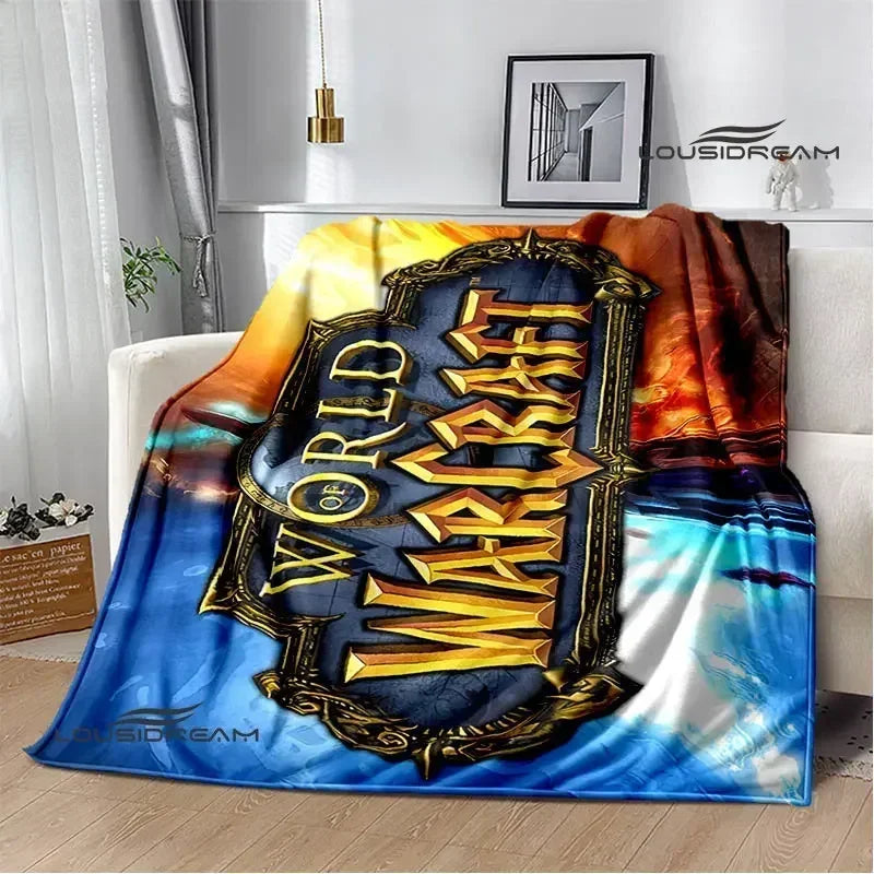Game World of Warcraft Printed Blanket Picnic blanket Warm Flannel blankets Home bed linings blankets for beds Birthday Gift