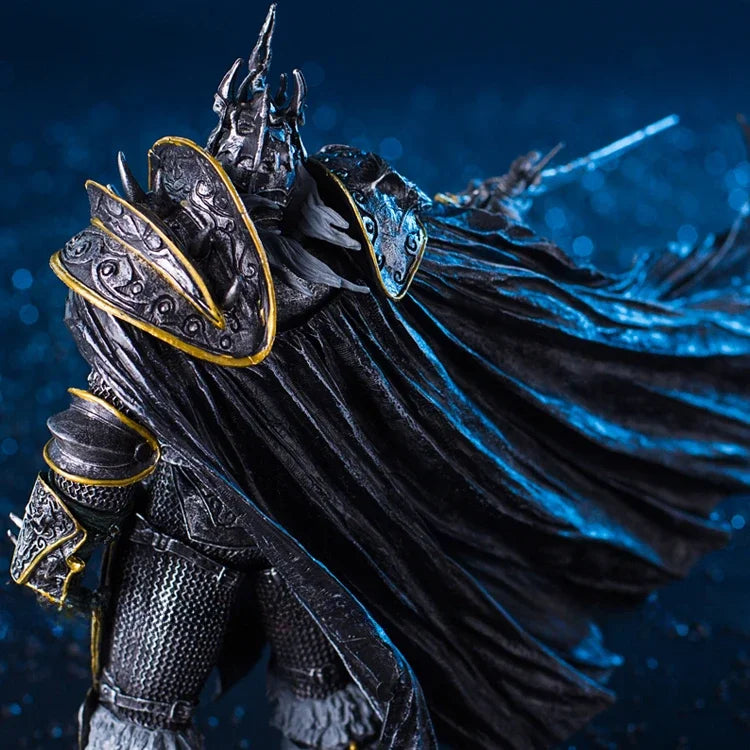 36cm World of Warcraft Game Peripherals 7th Lich King Illidan Stormrage Anime Figure Model Desktop Decoration Gifts Toys Kids