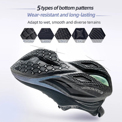 ONEMIX Men Running Shoes Super Lightweight Outdoor Athletic Training Jogging Sneakers Anti-Slip Wear-Resistant Walking Footwear