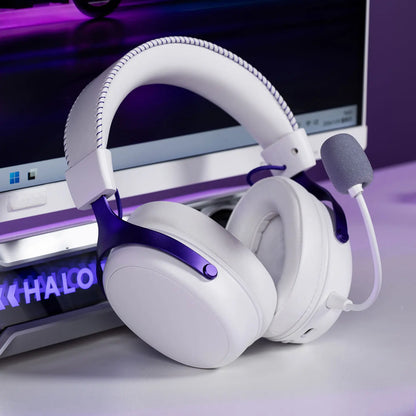 AKKO Verge S9 Gaming Headset with Mic – 53mm Driver, Quad-Mode Wireless Bluetooth 5.3, 7.1 Surround Sound FPS Pro Gaming Headphones