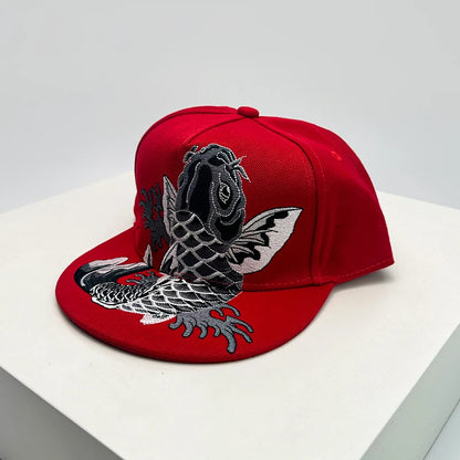 China Chic Pattern Embroidery Baseball Hats Breathable New Unisex Ethnic Style Peaked Caps Versatile Sunshade Hip Hop Fashion