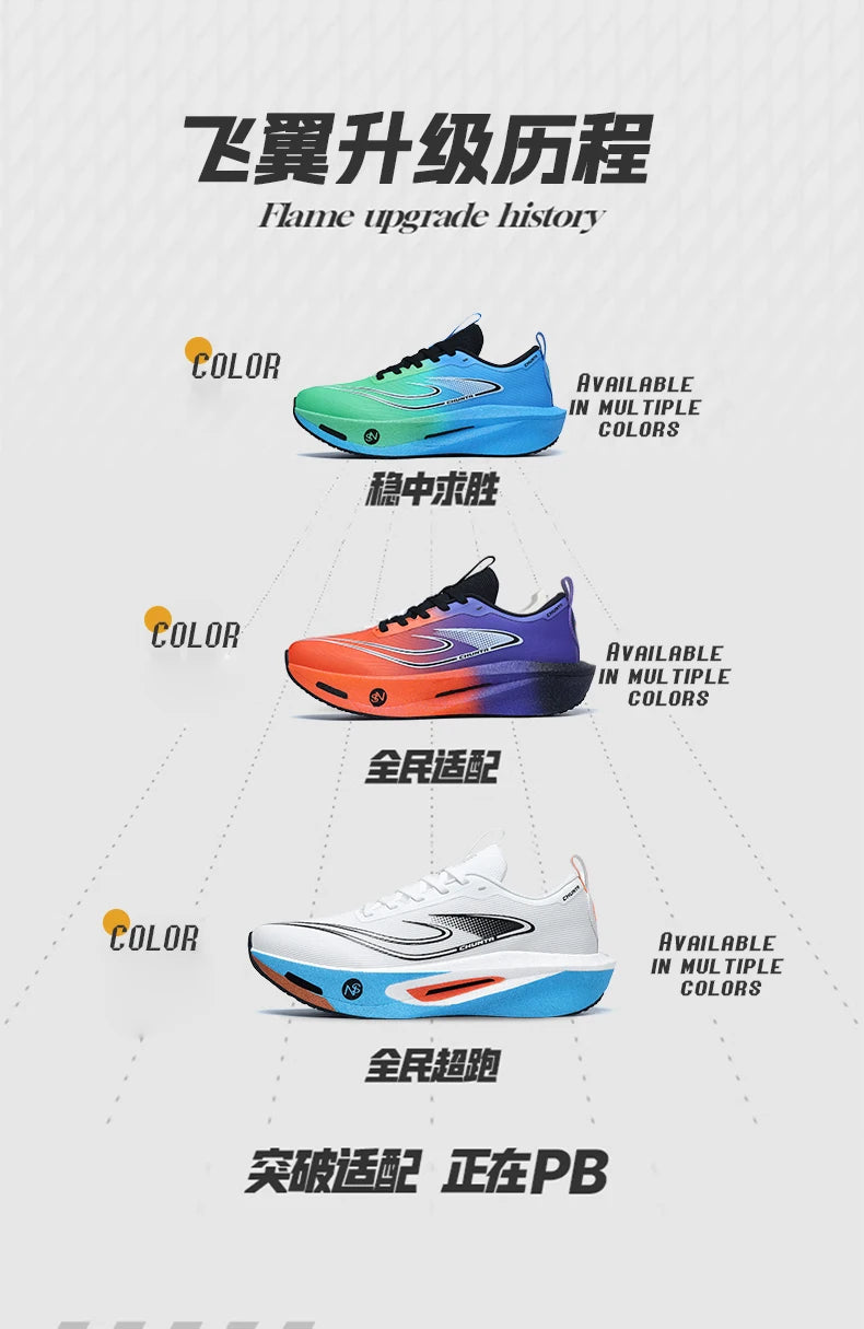 Zapatillas de running con placa de carbono para maratón, deportivas, transpirables, ligeras, cómodas y antideslizantes para hombre y mujer
