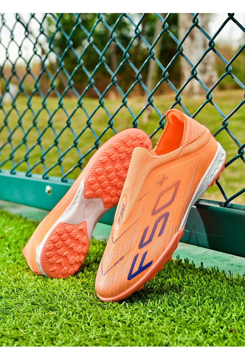 New Men Soccer Shoes Match Football Boots Sneakers Non-Slip Grass Cleats High-quality Futsal Indoor Hot-selling High-top Outdoor