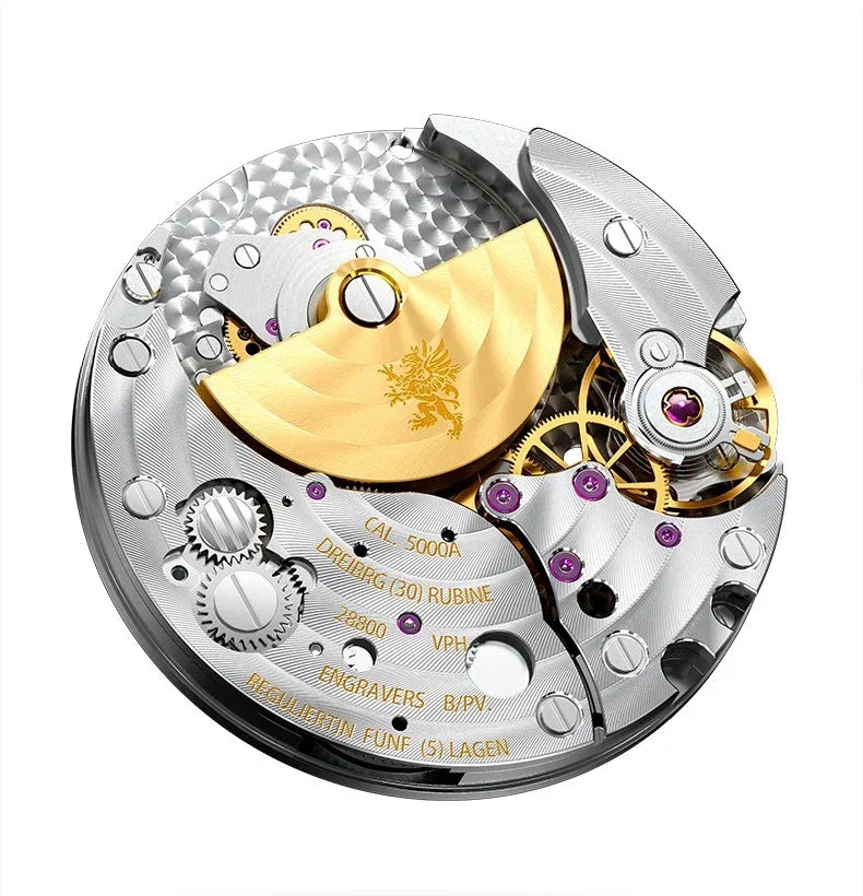 BORMAN Men Luxury Watch 41MM Automatic Watches Mechanical Wristwatch Ulththin Waterproof Sapphire Small Rotor Butterfly Clasp