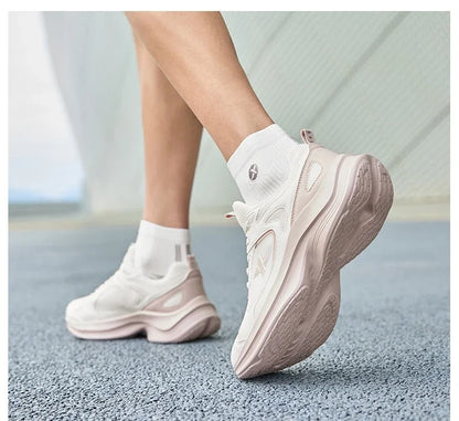 XTEP Running Shoes For Women 2025 Summer New Elastic Comfortable Wear-Resistant Training Professional Sports Shoes 875218110067