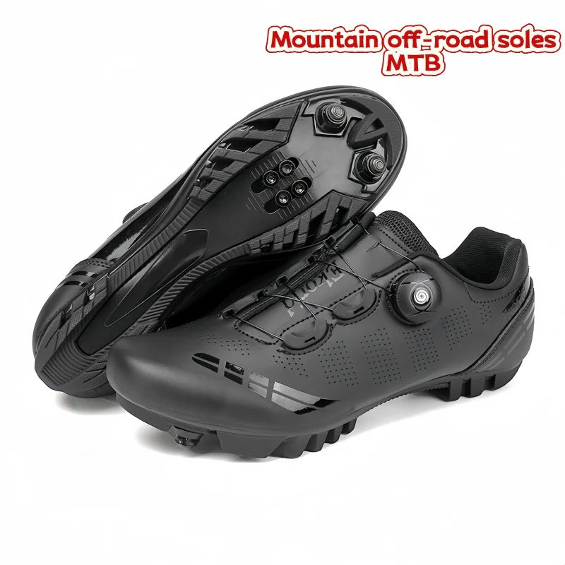 Scarpe da mountain bike MTB da uomo, traspiranti, antiscivolo, ad alta rigidità, adatte per gare su strada all’aperto e percorsi fuoristrada in montagna 37-46
