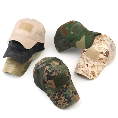 Cappellino unisex sportivo da esterno con protezione solare ad asciugatura rapida - Cappellino casual da uomo - Cappellino unisex da donna - Cappellino mimetico da caccia e pesca - Cappellino da baseball in stile militare