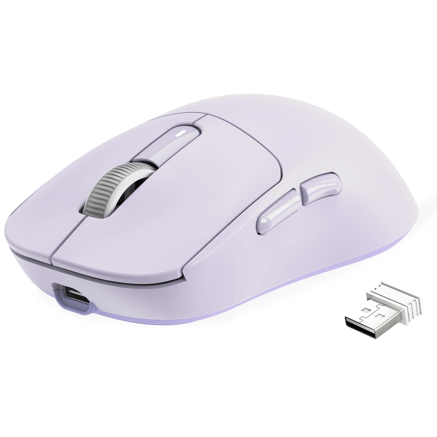 ATTACK SHARK X3 Wireless Gaming Mouse, Ultra-Light 49g Ergonomic Gaming Mouse with PAW3395 Sensor, Tri-Mode Bluetooth/2.4G/USB, 26K DPI Programmable Mouse