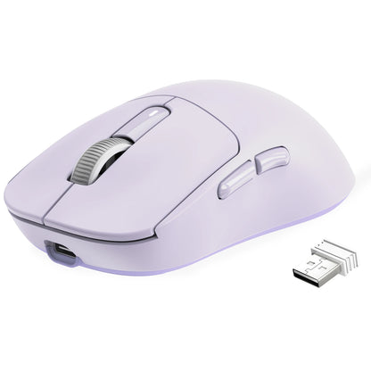 ATTACK SHARK X3 Wireless Gaming Mouse, Ultra-Light 49g Ergonomic Gaming Mouse with PAW3395 Sensor, Tri-Mode Bluetooth/2.4G/USB, 26K DPI Programmable Mouse
